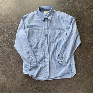 Taylor Stitch Chambray Shirt - size: 46